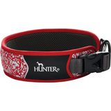 Hunter Collare Divo Reflect - Rosso-Grigio