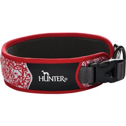 Hunter Divo Reflect nyakörv, piros/szürke - 25-35/S
