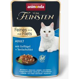 Mokra mačja hrana Vom Feinsten - Adult, perutnina in saj - 85 g