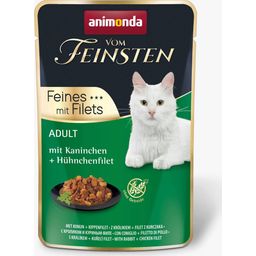 Vom Feinsten Adult Kaninchen und Hühnchenfilet - 85 g