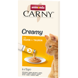 Animonda Carny Creamy - Csirke és taurin 6x15g - 90 g