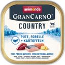 GranCarno Country Pute, Forelle und Kartoffel