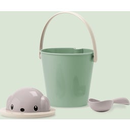 United Pets Crock – szárazeledel tároló (kutya) - Szürke/zöld