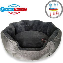 ThermoSwitch SANTORINI Hundebett S silber/grau - 1 Stk