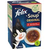 Felix Soup Original - Mesni izbor, 6 x 48 g