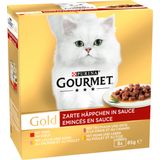 Gourmet Gold Zarte Häppchen in Sauce 8x85g