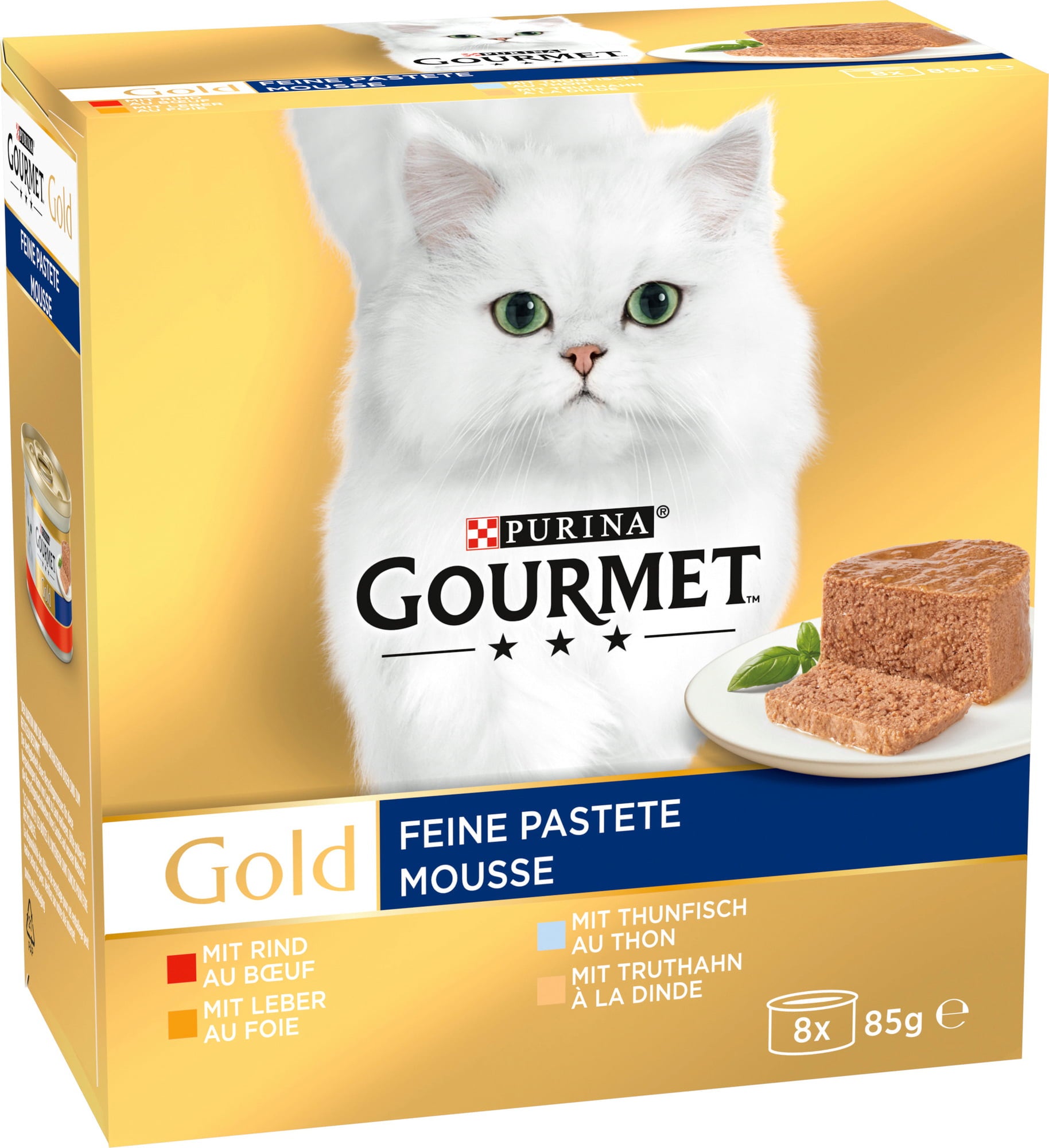 Gourmet Gold Feine Pastete 8x85g