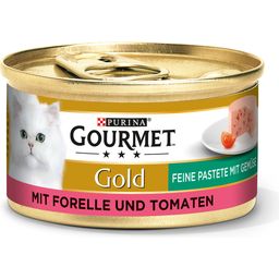 Gold Feine Pastete mit Forelle und Tomaten