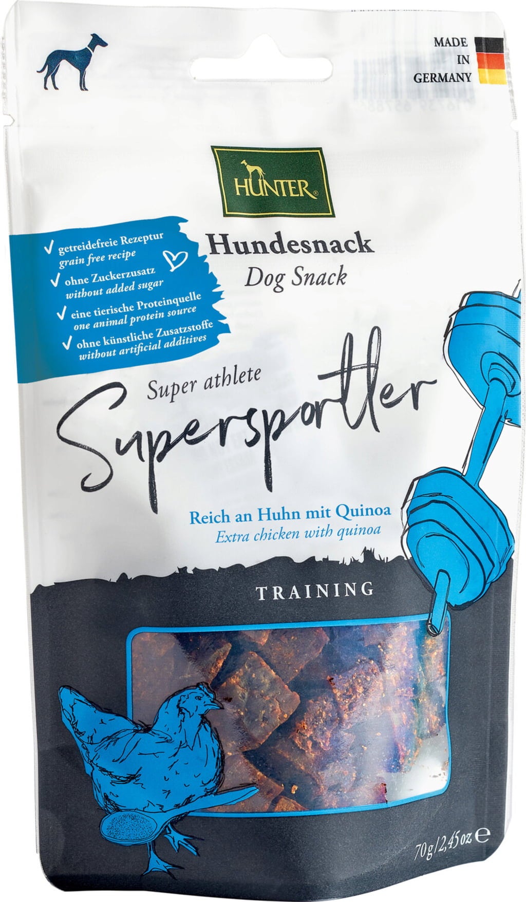 Hunter Snack Training, Supersportler
