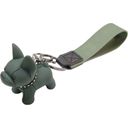 Croci Obesek za ključe Bulldog, 4 cm, zelen