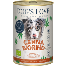 DOG'S LOVE Canna BIO Rind mit Hanf , 400 g - 400 g