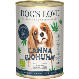 DOG'S LOVE Canna BIO Huhn mit Hanf , 400 g - 400 g
