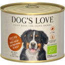 DOG'S LOVE Cibo per Cani - Manzo BIO - 200 g