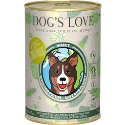 DOG'S LOVE Insetti e Pollo - 400 g