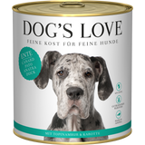DOG'S LOVE Pasja hrana Adult - raca, 800 g