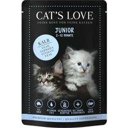 Cat's Love JUNIOR Kalb , 85 g - 1 Stk.