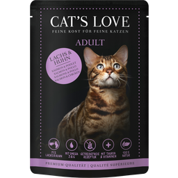 CAT's LOVE Katzen Nassfutter ADULT Lachs & Huhn Mix - 85 g