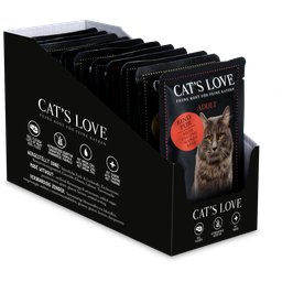 CAT's LOVE Katzen Nassfutter ADULT Multipack - 12 x 85 g