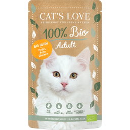 CAT's LOVE Adult BIO - Cibo Umido al Pollo - 100 g