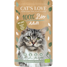 CAT's LOVE Katzen Nassfutter ADULT BIO Ente - 100 g