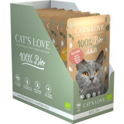 CAT's LOVE Katzen Nassfutter ADULT BIO Multipack - 600 g