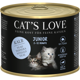 CAT'S LOVE Mačja hrana JUNIOR - teletina, 200 g