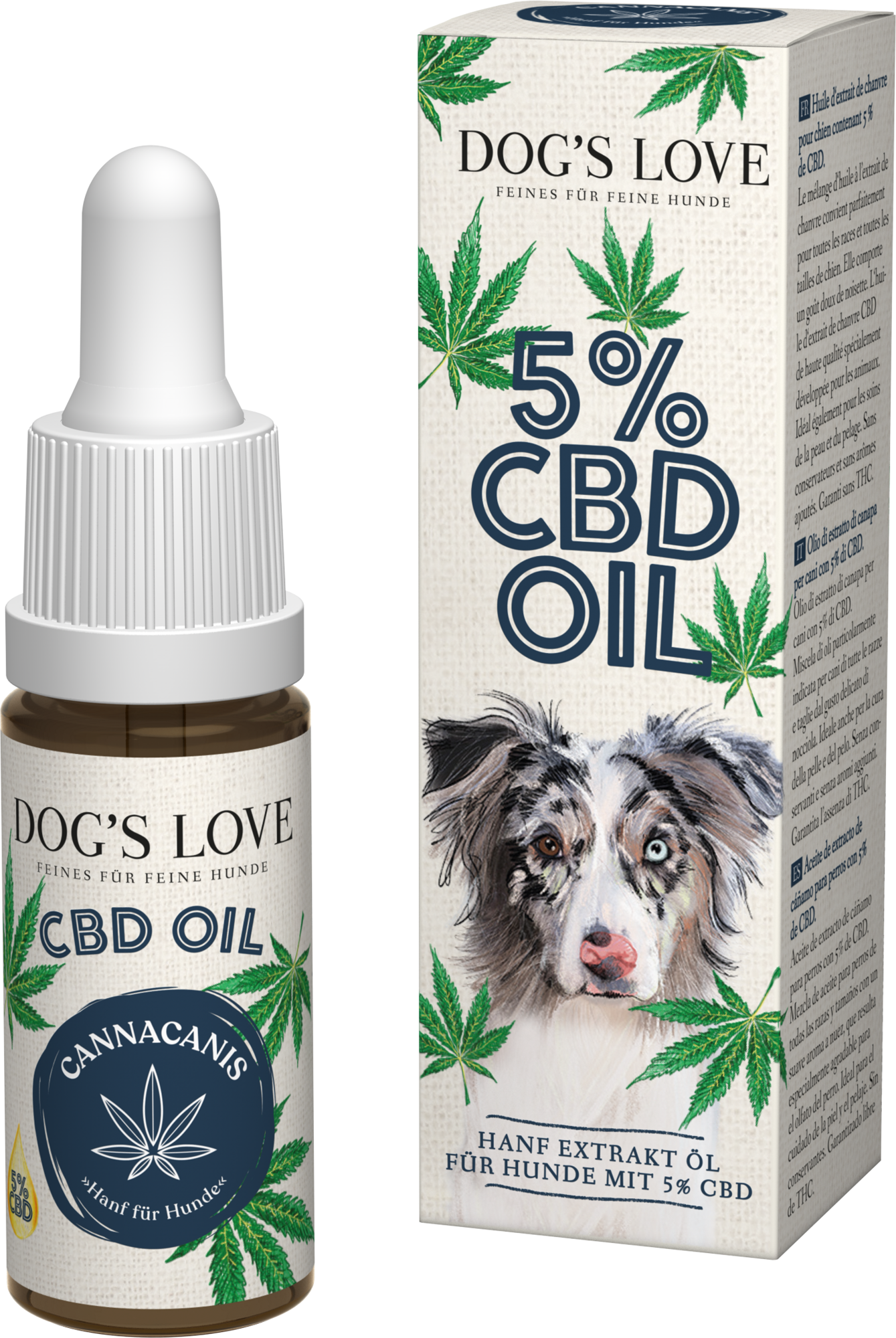 DOG'S LOVE Canna CBD Öl 5% , 10 ml