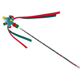 XMAS Gioco per Gatti con Bacchetta 40 cm  - Albero di Natale