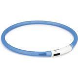 beeztees Halsband Safety Gear Dogini USB blau