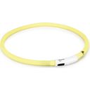beeztees Safety Gear Dogini USB nyakörv, sárga - 35 x 1 cm