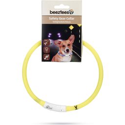 beeztees Safety Gear Dogini USB nyakörv, sárga - 35 x 1 cm