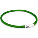 beeztees Safety Gear Dogini USB nyakörv, zöld