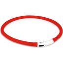 beeztees Safety Gear Dogini USB nyakörv, piros