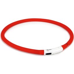 beeztees Collare Rosso - Safety Gear Dogini USB - 70 x 1 cm