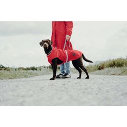 Uppsala Rain - Cappottino per Cani, Poliestere Rosso - 35 cm