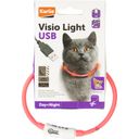 Visio LED macskanyakörv 20-35 cm - rózsaszín - 1 db