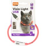 Visio LED macskanyakörv 20-35 cm - rózsaszín