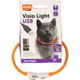Collare per Gatti Visio Light LED 20-35 cm - Arancione