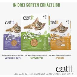 Catit Go Natural Katzenstreu Lavendel - 15 Liter (7,5 kg)