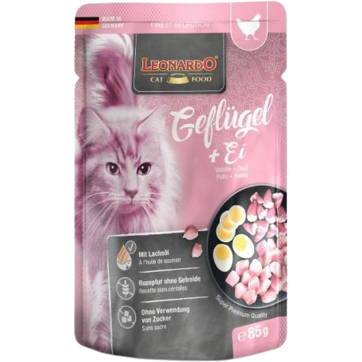 Leonardo Geflügel mit Ei - 85 g