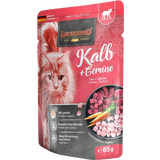 Leonardo Kalb mit Gemüse