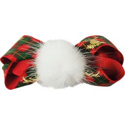 Croci XMAS Fluffy Masche mit Clip 2 Stk. - 1 Set