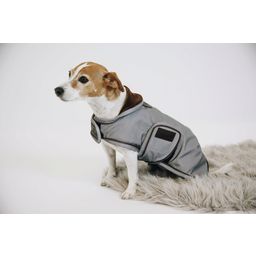 Dog Coat Reflective & Water Repellent, Silver