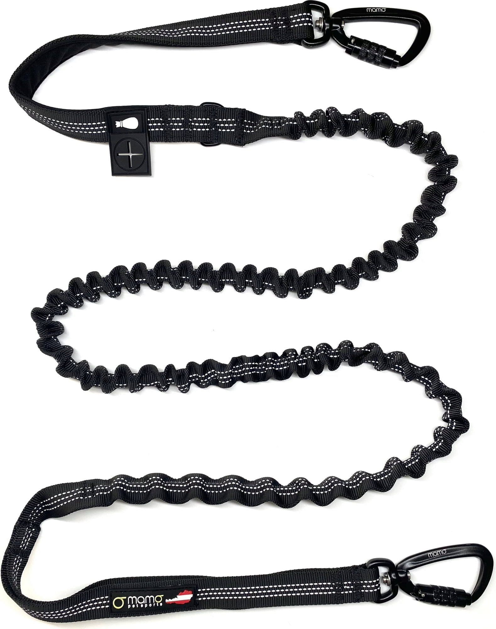 mamo pet sports mamo bungee leash 255 cm Black
