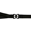 mamo bungee twin leash® póráz 200 cm - fekete 