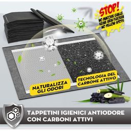 Tappetino Assorbente con Carbone Attivo - Super Nappy 57 x 54 cm - 60 pz.