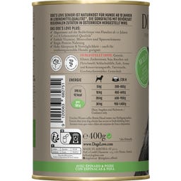 DOG'S LOVE Nassfutter für Hunde SENIOR WILD - 400 g