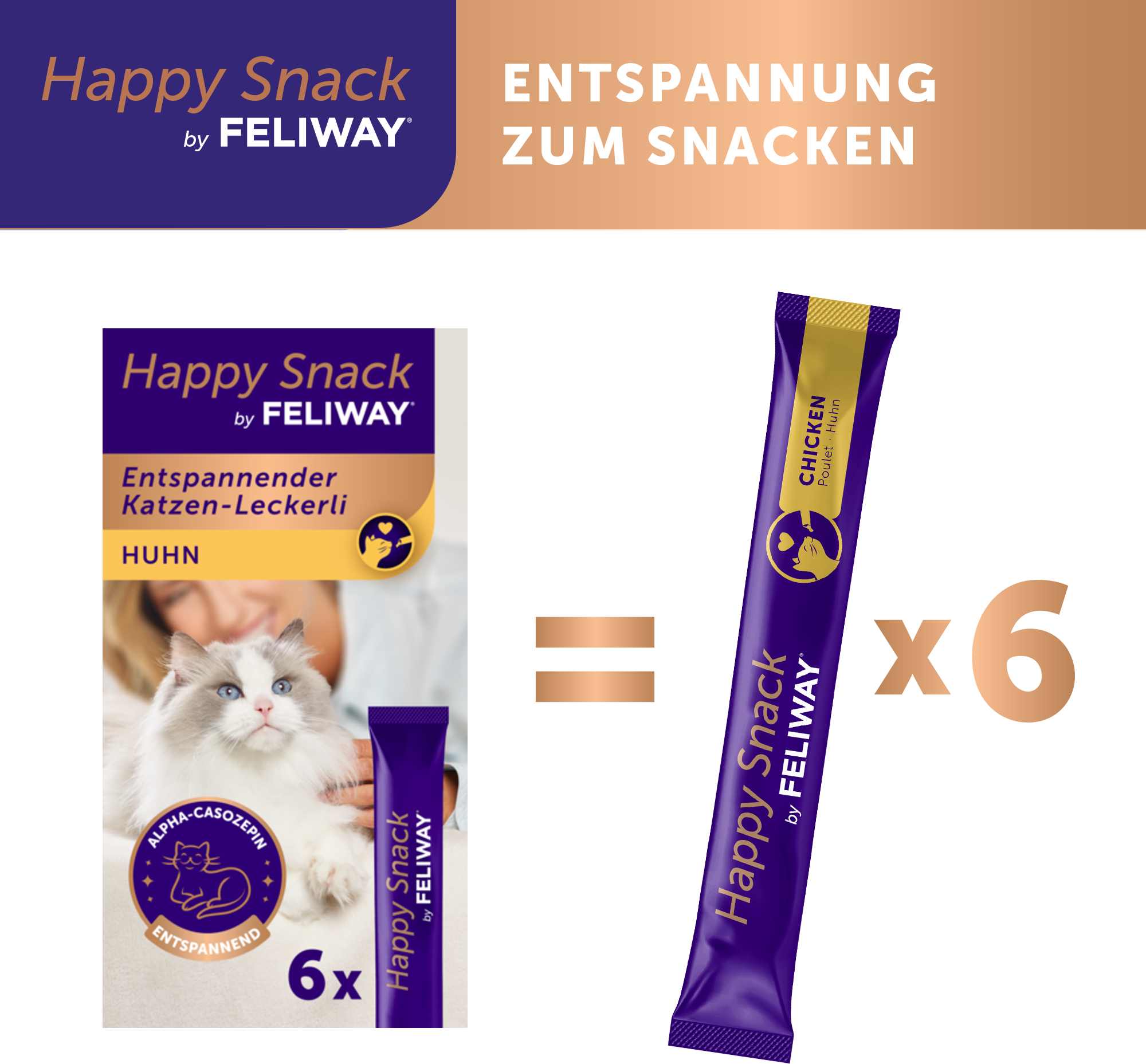 Feliway Happy Snack 6x15g - 90 g