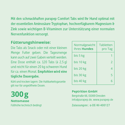 purapep Comfort Hundetabs - 120 Kautabletten