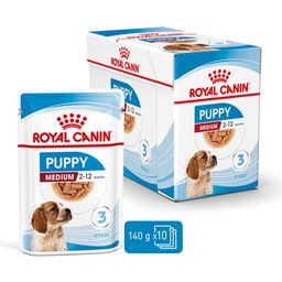 Royal Canin Medium Puppy szószban 10x140 g - 1.400 g